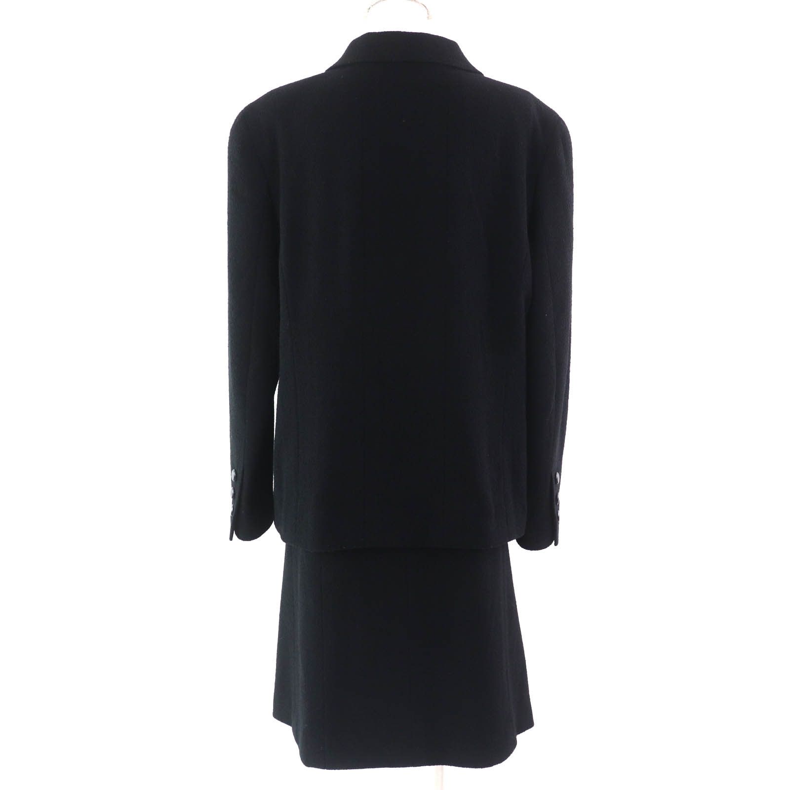 Chanel Chanel Chanel COCO Mark Button Wool Tweed 2way set Others Suits P11506 DUTY FREE for USA Size ONE SIZE - 3 Thumbnail