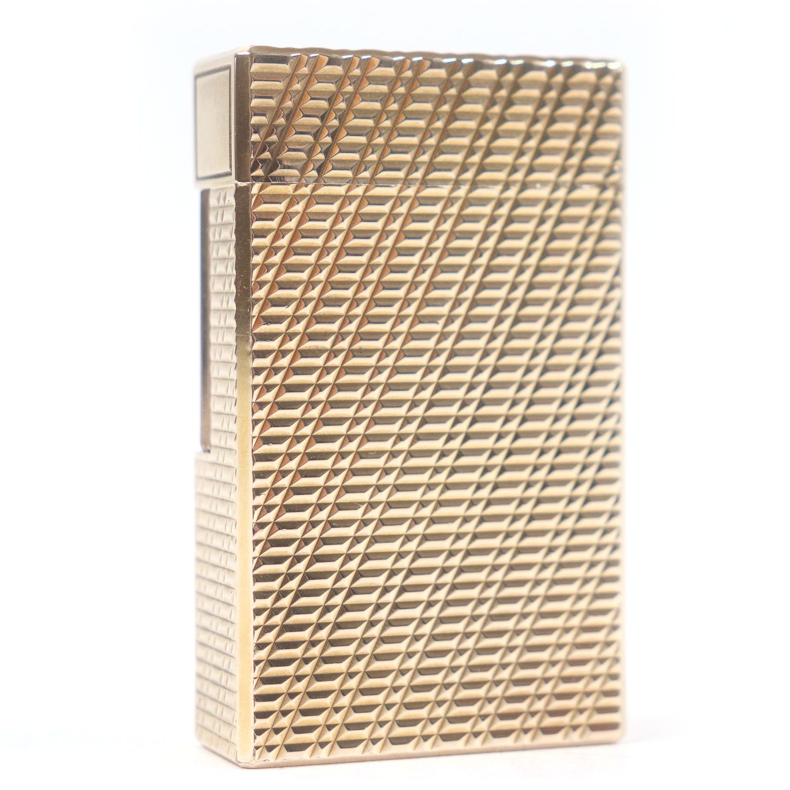 Other Other Dupont Line 1 Check Pattern Square Lighter Metal Lighter DUTY FREE for USA Size ONE SIZE - 2 Thumbnail