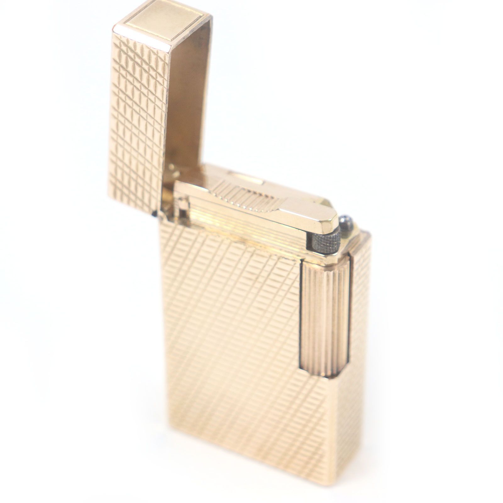Other Other Dupont Line 1 Check Pattern Square Lighter Metal Lighter DUTY FREE for USA Size ONE SIZE - 3 Thumbnail
