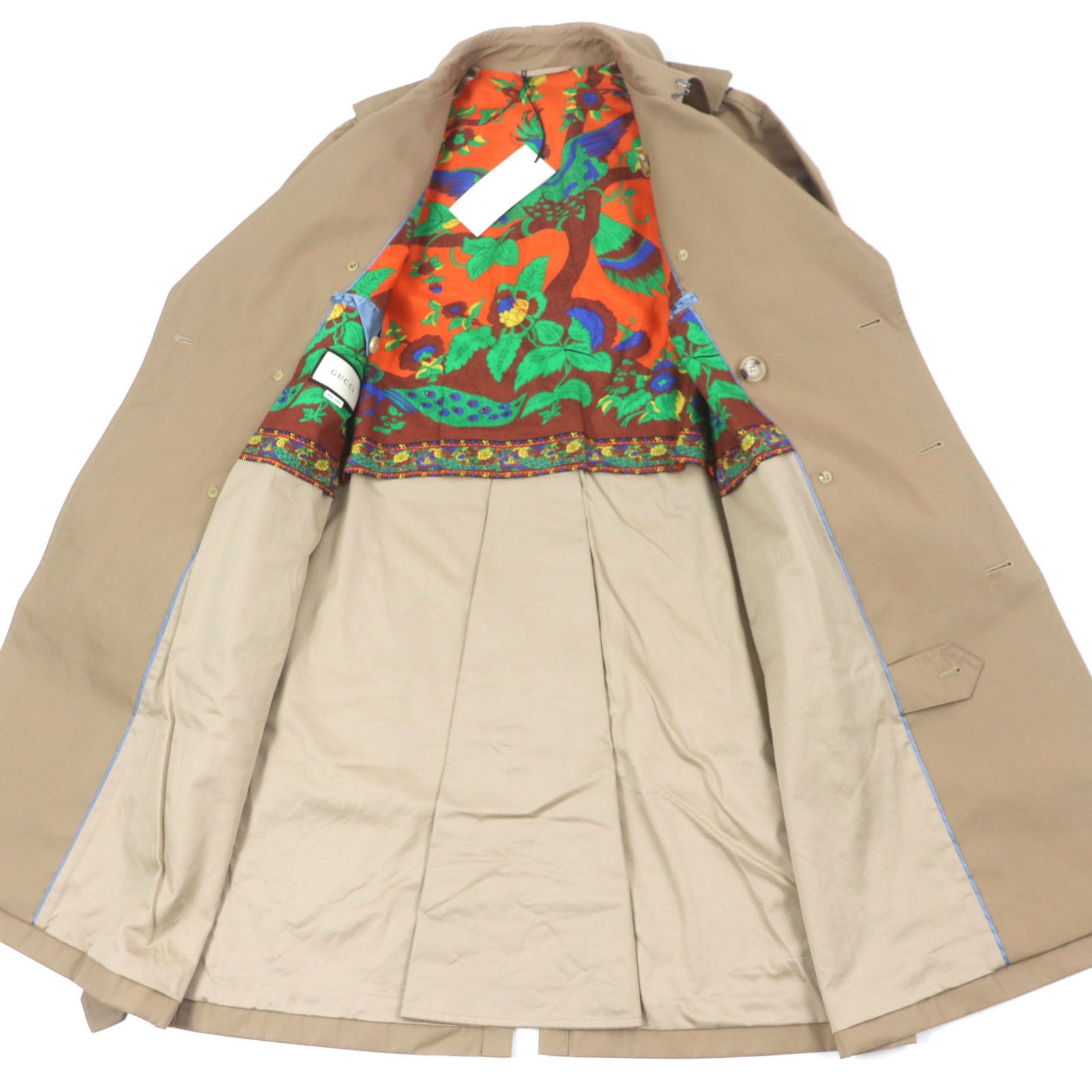 Gucci Gucci Gucci Trench Coat Cotton Coat Cotton Outerwear 452368 DUTY FREE for USA Size ONE SIZE - 4 Thumbnail