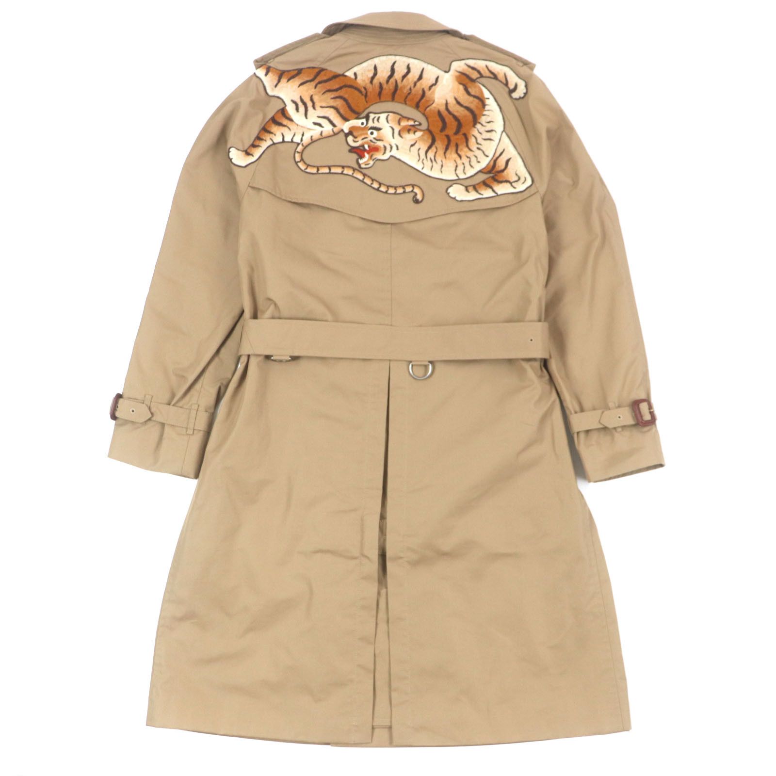 Gucci Gucci Gucci Trench Coat Cotton Coat Cotton Outerwear 452368 DUTY FREE for USA Size ONE SIZE - 3 Thumbnail
