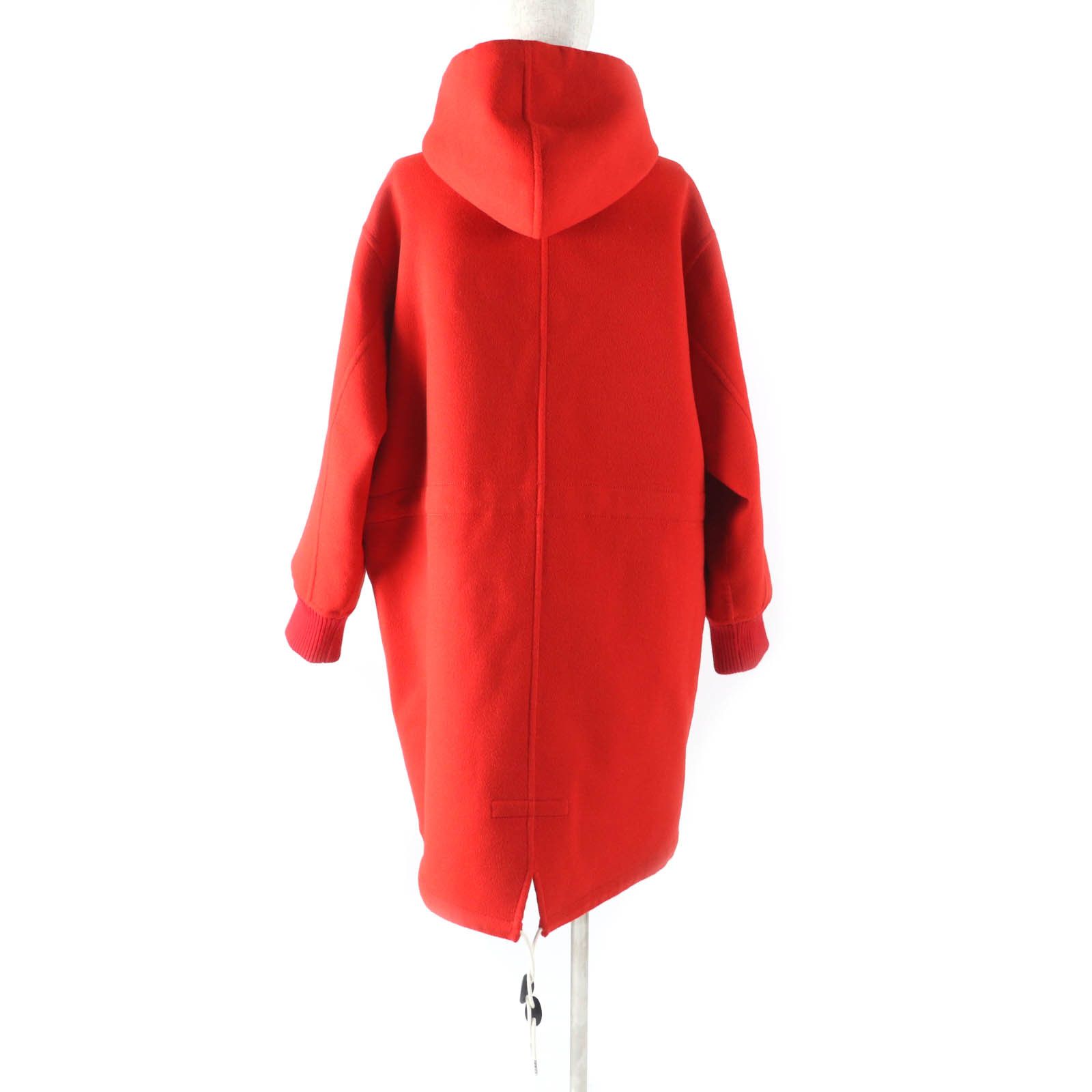 Louis Vuitton Louis Vuitton Louis Vuitton Giant Monogram Wool Silk Hoodie Coat Leather Outerwear DUTY FREE for USA Size ONE SIZE - 7 Thumbnail