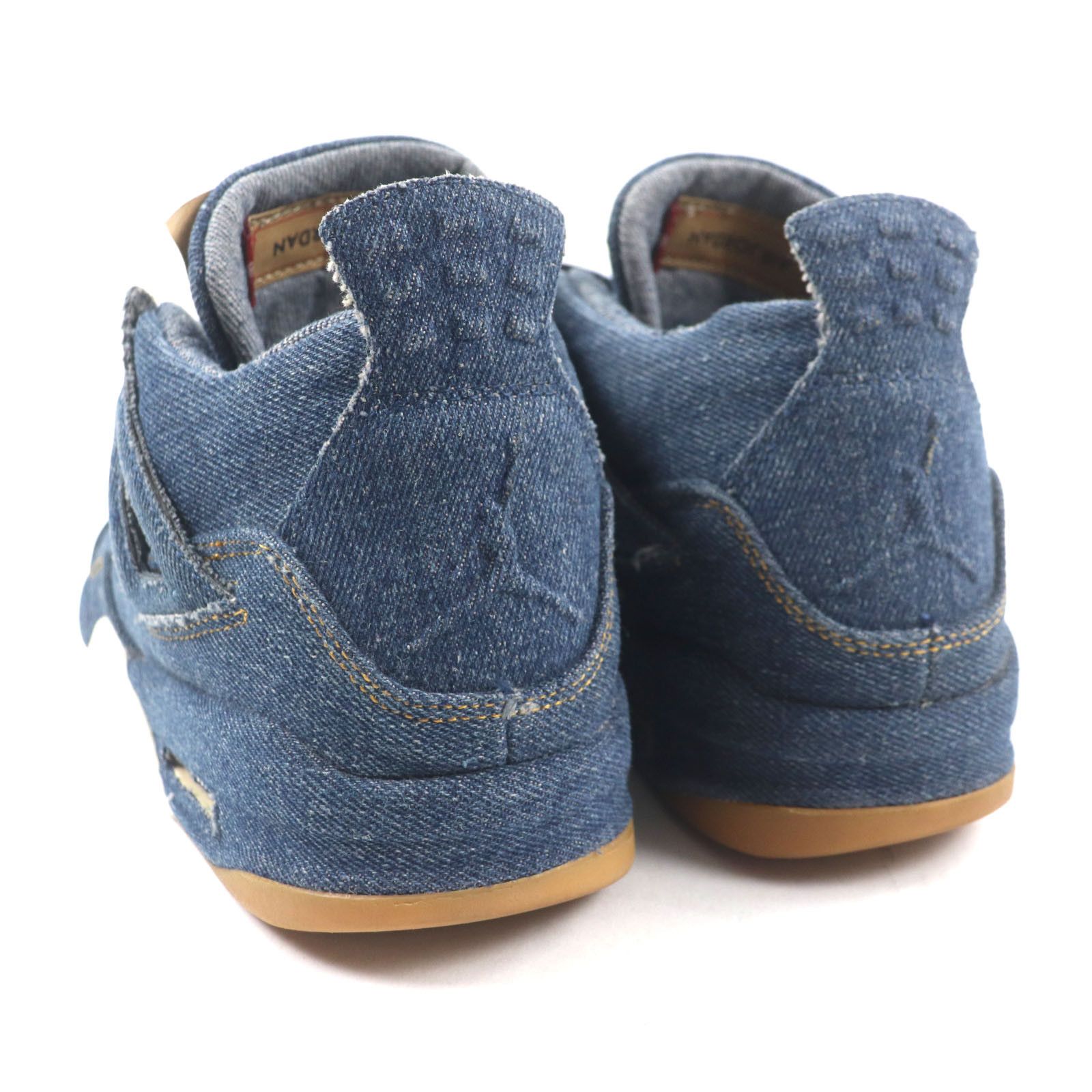 Other Other Nike Air Jordan 4 Retro Levis Denim Sneakers Denim Shoes A02571-401 DUTY FREE for USA Size ONE SIZE - 4 Thumbnail