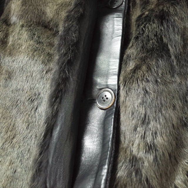 Other Other INES＆MARECHAL Rabbit Fur Coat Natural Material Outerwear DUTY FREE for USA Size ONE SIZE - 5 Thumbnail