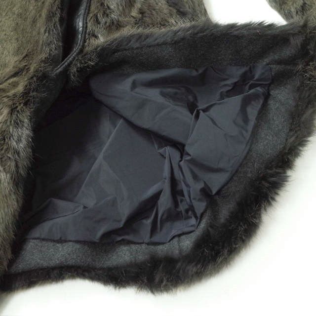 Other Other INES＆MARECHAL Rabbit Fur Coat Natural Material Outerwear DUTY FREE for USA Size ONE SIZE - 8 Thumbnail