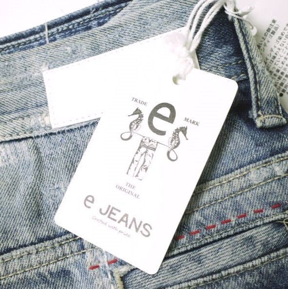 Other Other e JEANS SELVEDGE STRAIGHT Denim Jeans (Limited) Denim Jeans e805-002 DUTY FREE for USA Size ONE SIZE - 3 Thumbnail