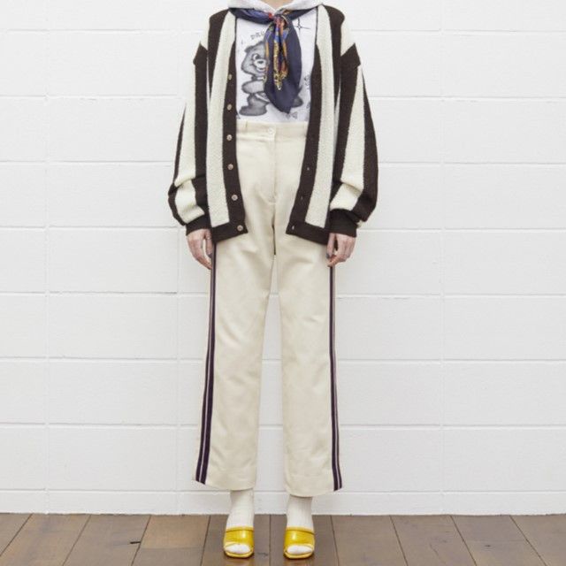 Other Other UNUSED LINE PANTS Cotton Wool Pants Cotton Pants UW0920 DUTY FREE for USA Size ONE SIZE - 3 Thumbnail