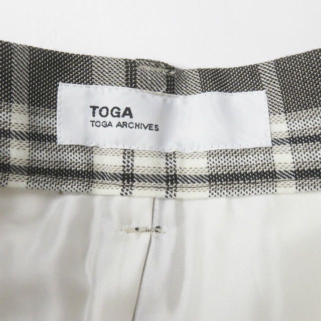 Other Other TOGA Check short pants Polyester Shorts Others Shorts TA11-FF024 DUTY FREE for USA Size ONE SIZE - 3 Thumbnail