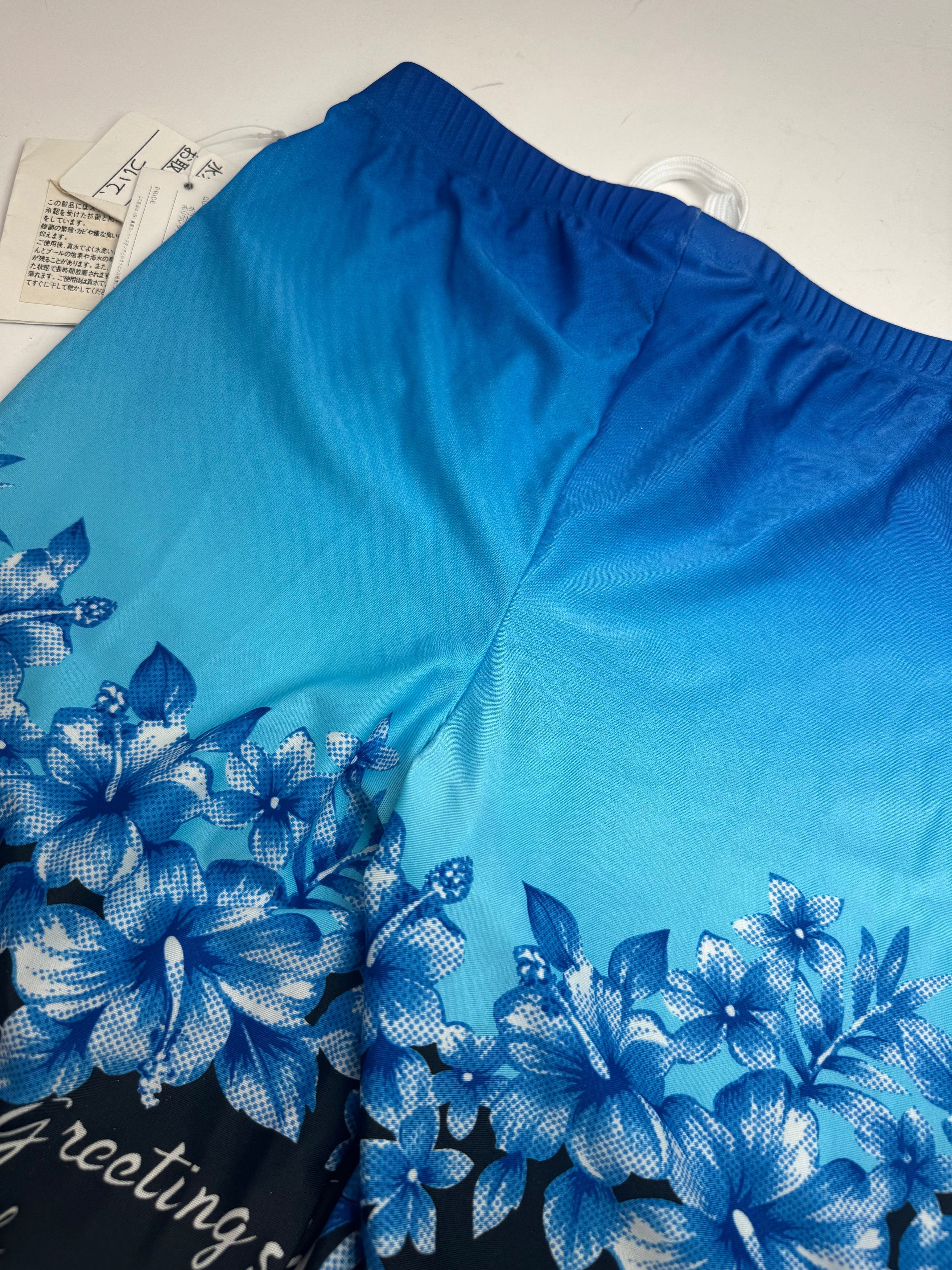 Kansai Yamamoto Vintage Swim Shorts Blue black L Size US 34 / EU 50 - 11 Thumbnail