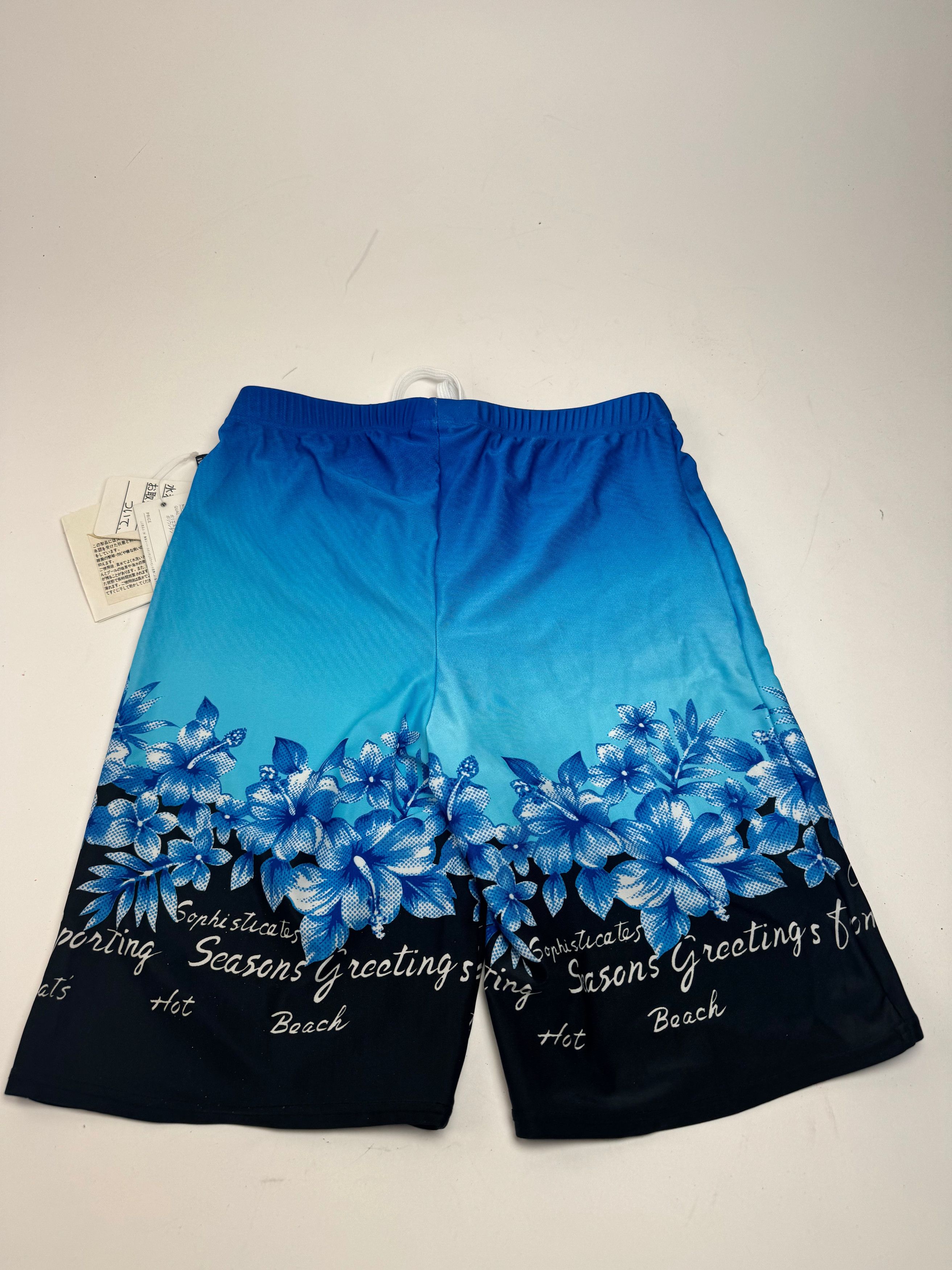 Kansai Yamamoto Vintage Swim Shorts Blue black L Size US 34 / EU 50 - 10 Thumbnail