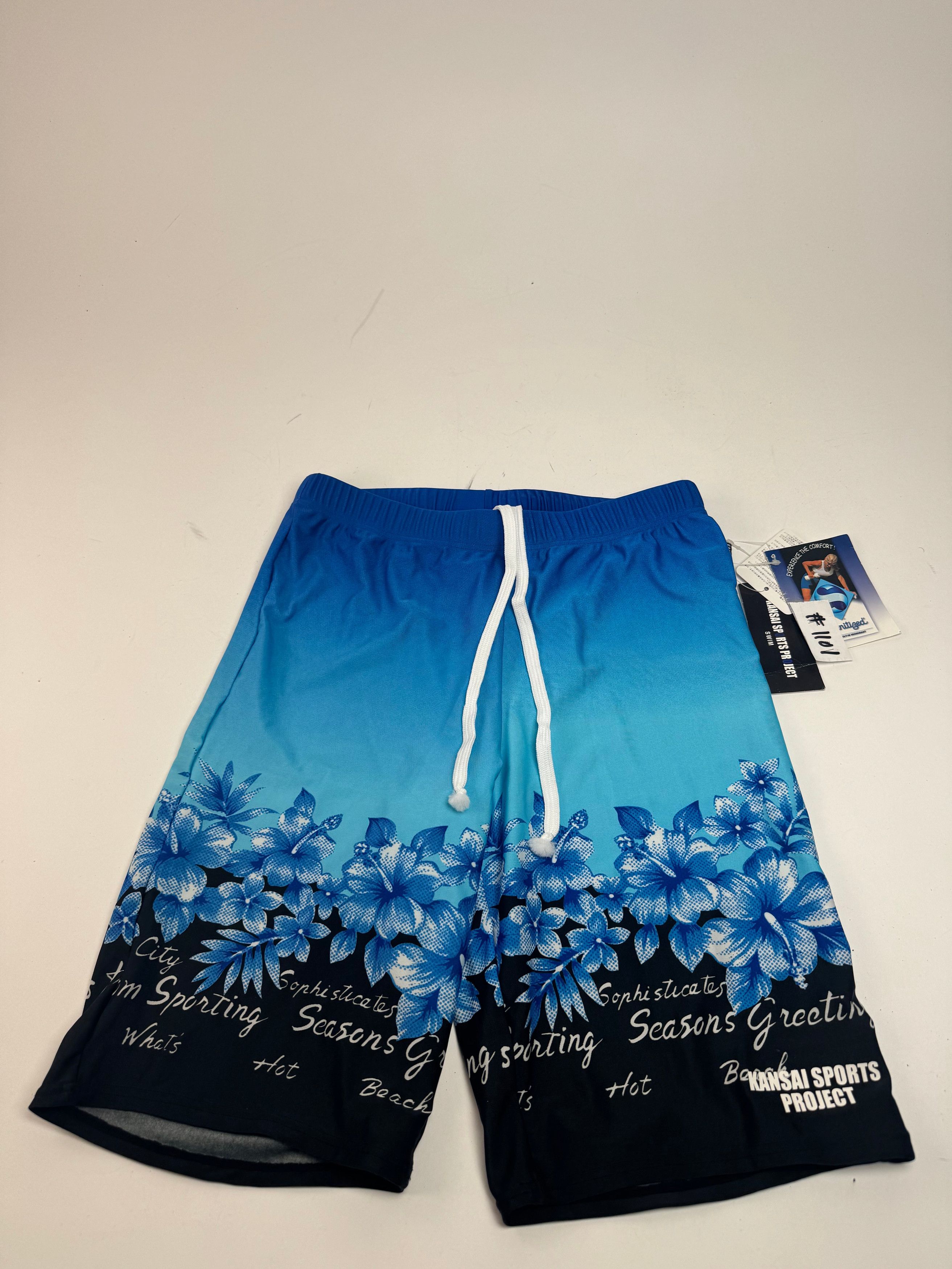 Kansai Yamamoto Vintage Swim Shorts Blue black L Size US 34 / EU 50 - 12 Thumbnail