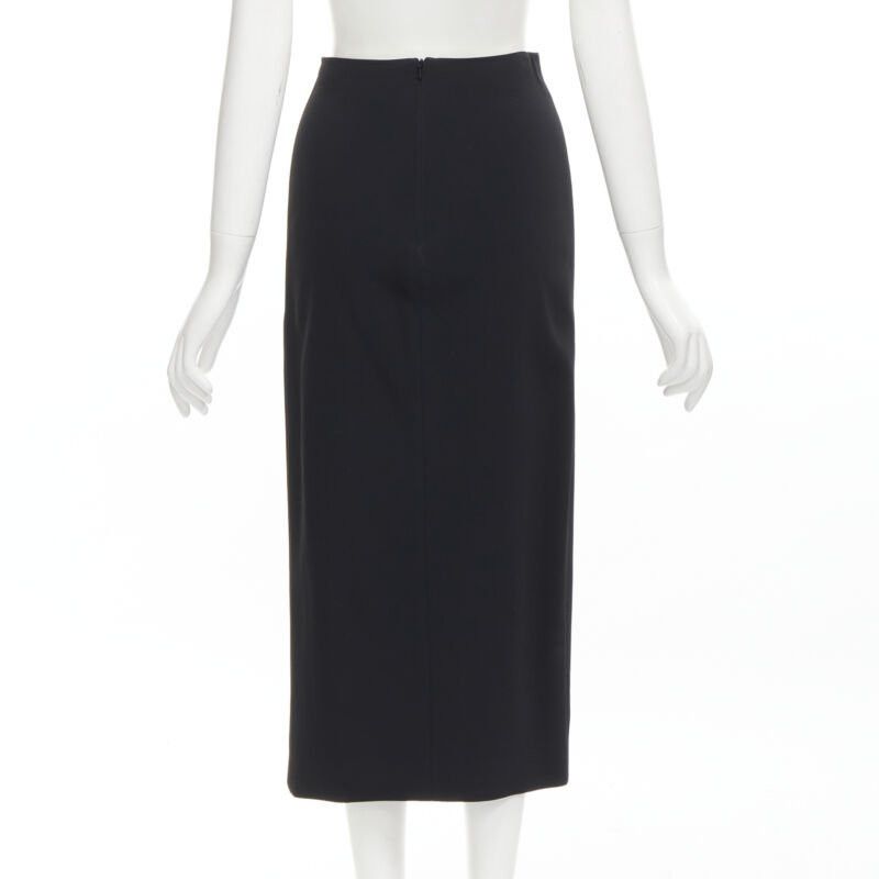 Other DAVID KOMA silver sequins midriff crop top asymmetric high slit skirt set UK6 XS Size XS / US 0-2 / IT 36-38 - 9 Thumbnail