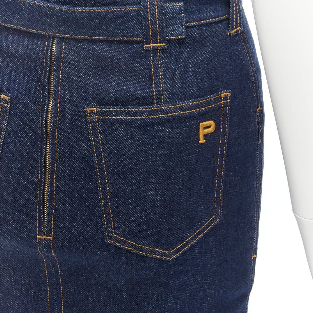 Philosophy di Lorenzo Serafini PHILOSOPHY DI LORENZO SERAFINI Olivia denim belted pencil skirt IT38 XS Size 26" / US 2 / IT 38 - 2 Thumbnail