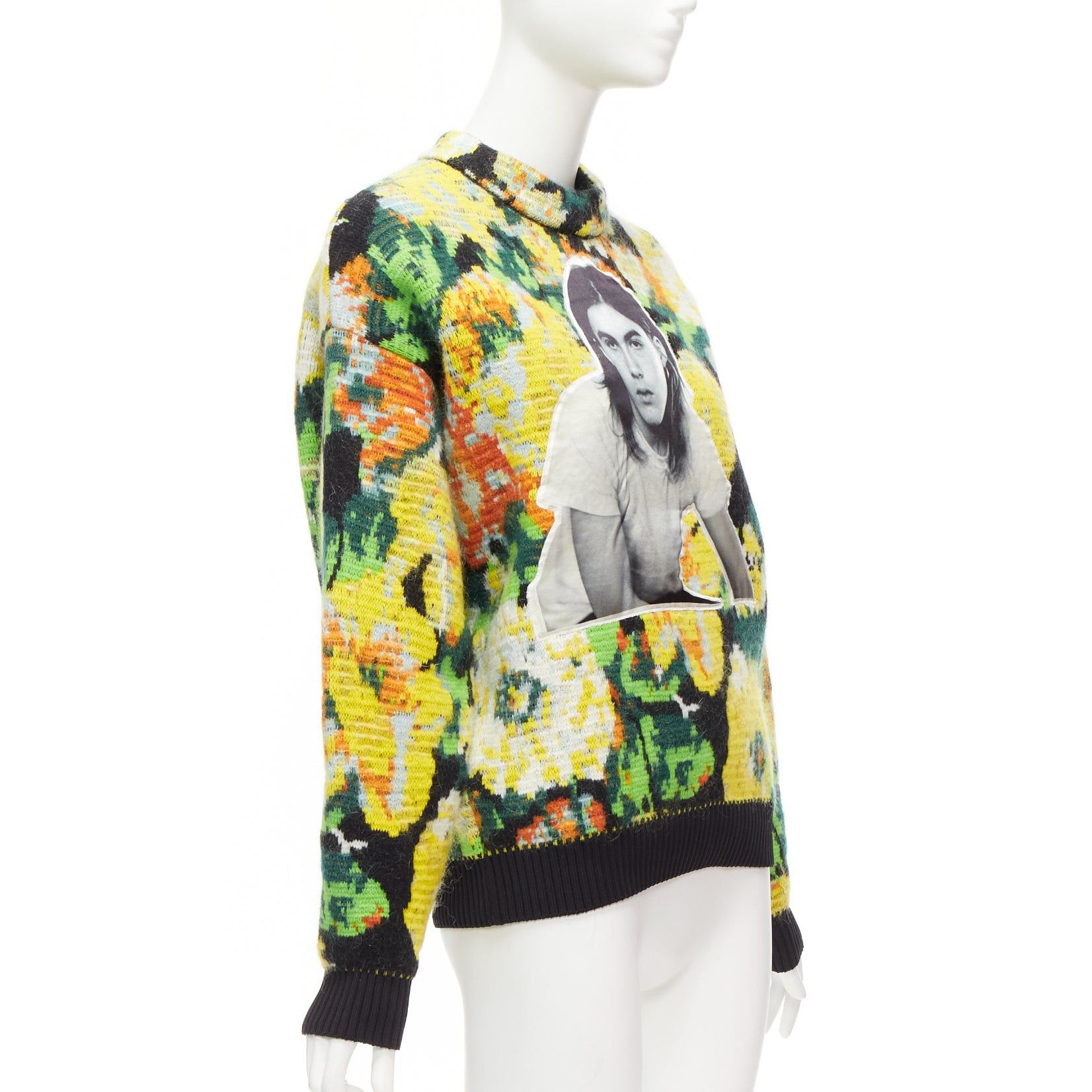 Louis Vuitton LOUIS VUITTON David Sims 2022 Runway floral jacquard portrait sweater XS Size S / US 4 / IT 40 - 3 Thumbnail