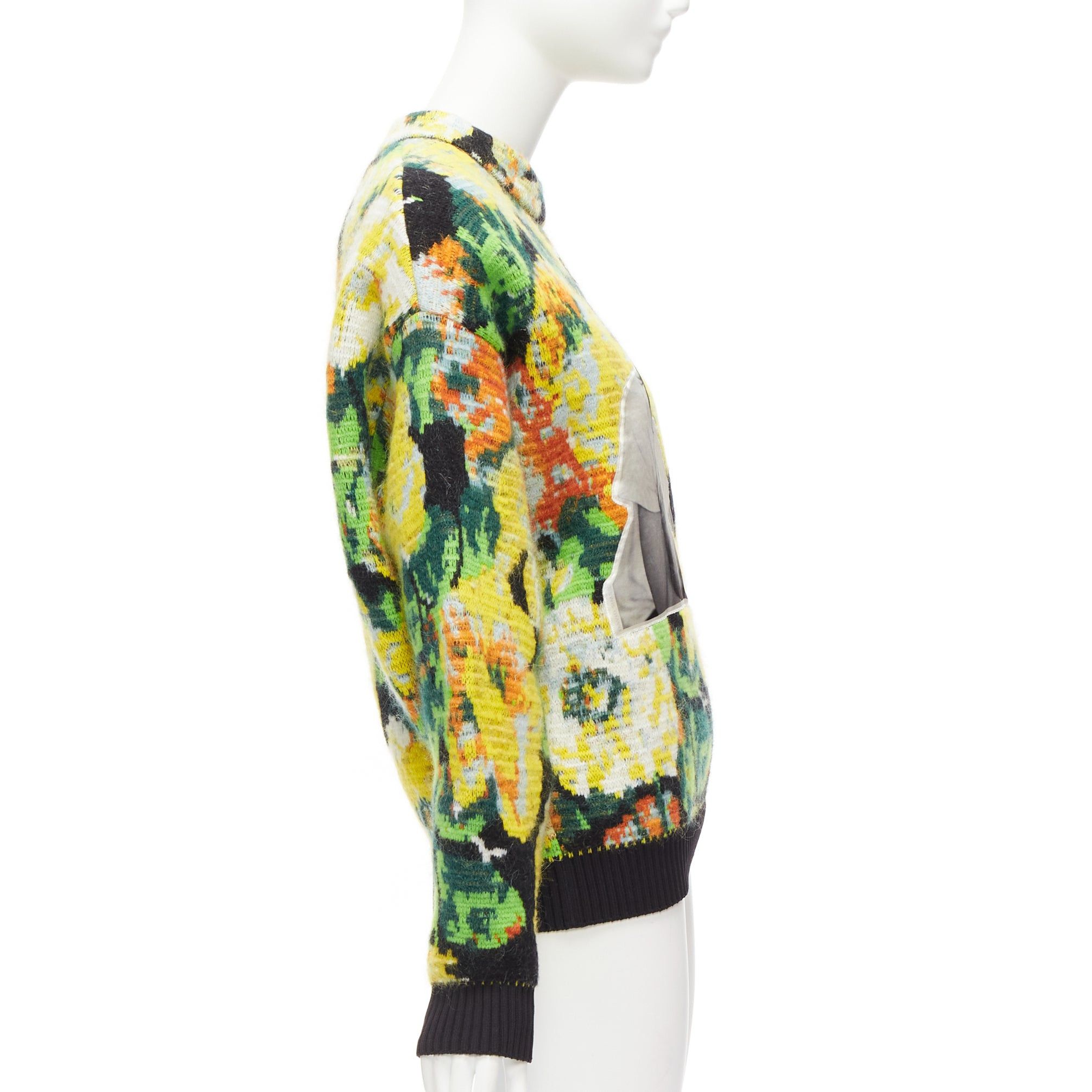 Louis Vuitton LOUIS VUITTON David Sims 2022 Runway floral jacquard portrait sweater XS Size S / US 4 / IT 40 - 4 Thumbnail