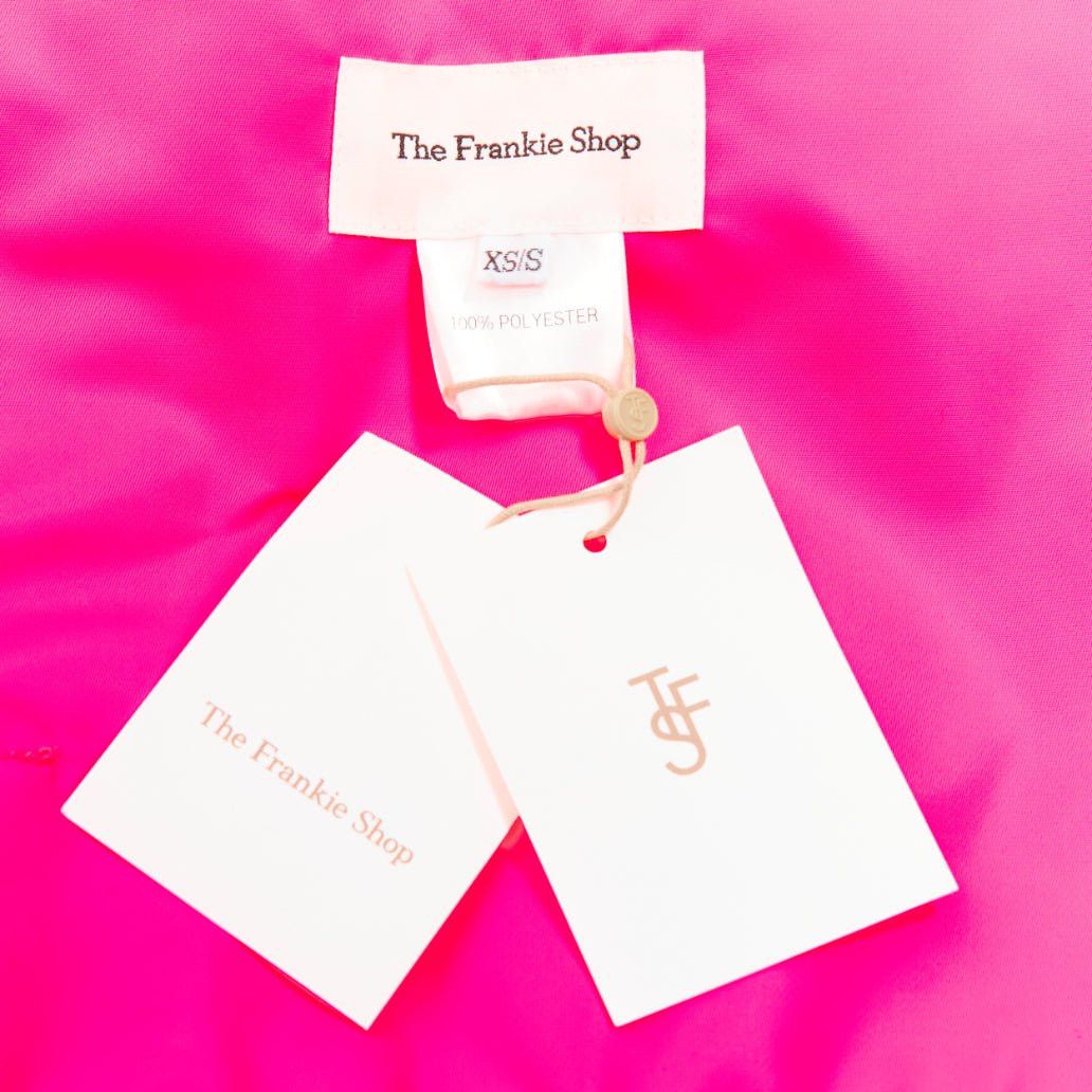 Frankie Shop FRANKIE SHOP Perla hot pink nylon oversized shell shirt jacket XS Size XS / US 0-2 / IT 36-38 - 8 Thumbnail