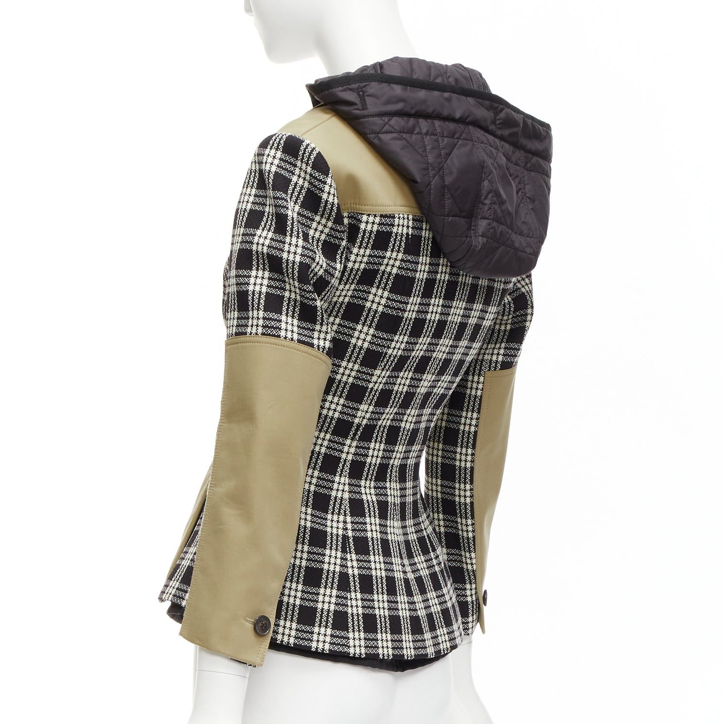 Dior CHRISTIAN DIOR 2022 black white virgin wool Cannage lined bar jacket FR34 XS Size XS / US 0-2 / IT 36-38 - 7 Thumbnail