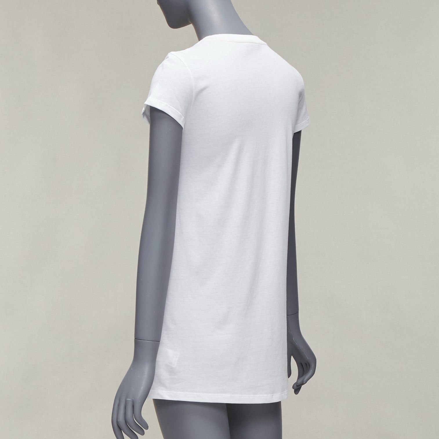 Fendi FENDI KIDS Angry Monster Butterfly applique white cap sleeve long tshirt 12Y XS Size XS / US 0-2 / IT 36-38 - 6 Thumbnail