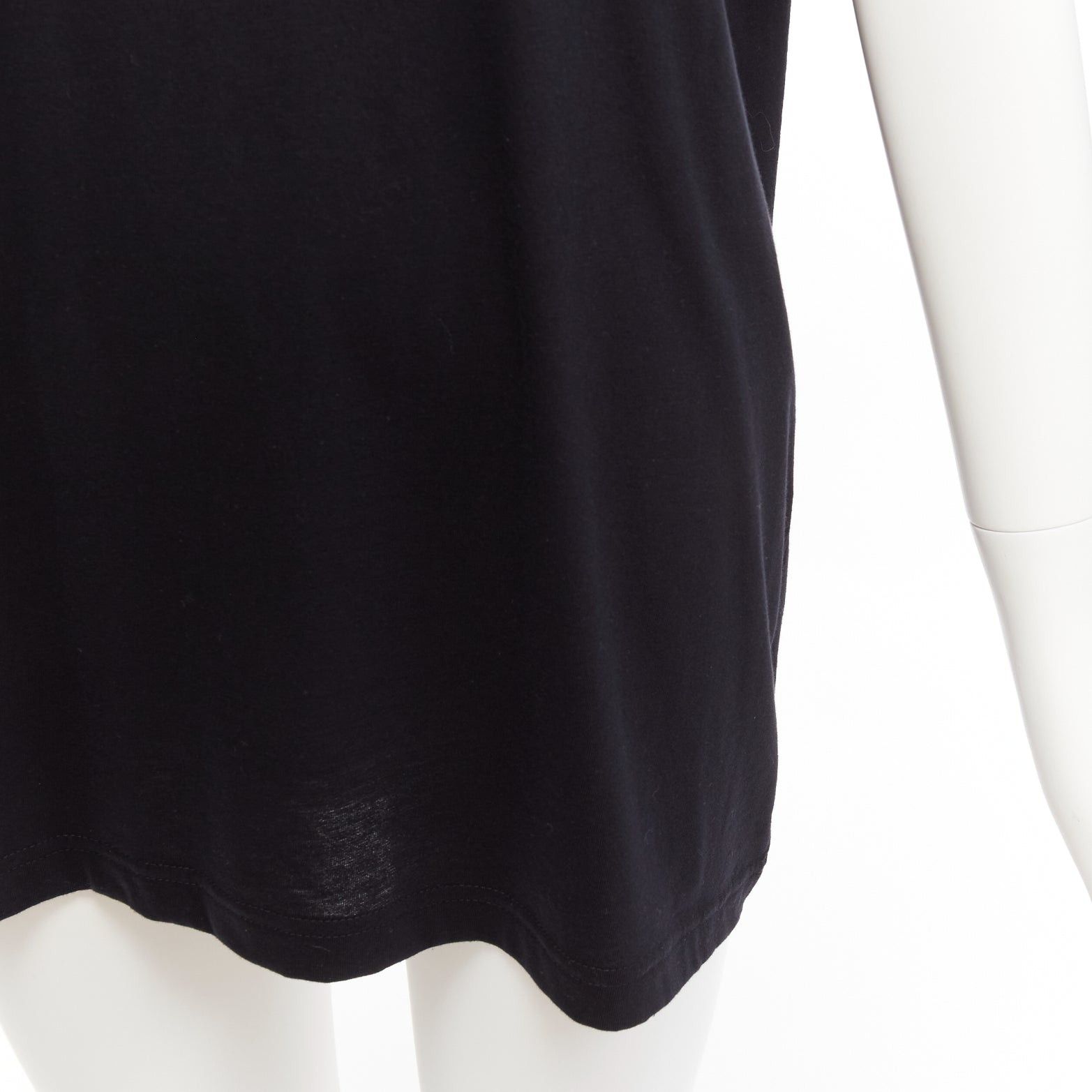 Gucci GUCCI black Vintage GG box logo cotton long relaxed tshirt XXS Size XS / US 0-2 / IT 36-38 - 7 Thumbnail