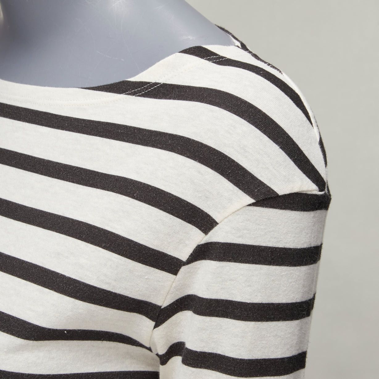 Dior DIOR 2018 Runway No Great Women Artists striped cotton linen striped tshirt XS Size S / US 4 / IT 40 - 9 Thumbnail
