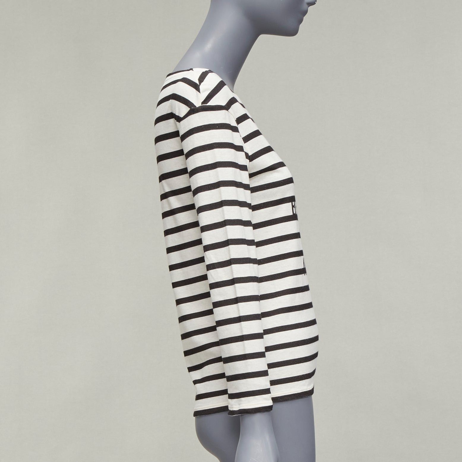 Dior DIOR 2018 Runway No Great Women Artists striped cotton linen striped tshirt XS Size S / US 4 / IT 40 - 4 Thumbnail