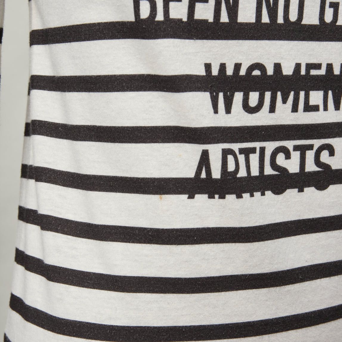 Dior DIOR 2018 Runway No Great Women Artists striped cotton linen striped tshirt XS Size S / US 4 / IT 40 - 7 Thumbnail