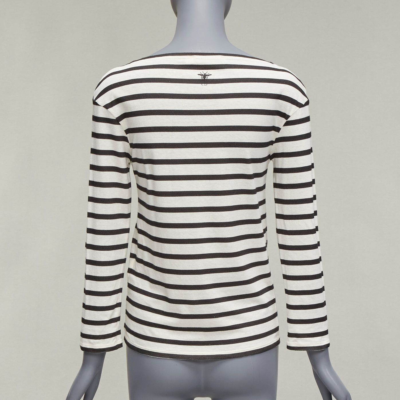 Dior DIOR 2018 Runway No Great Women Artists striped cotton linen striped tshirt XS Size S / US 4 / IT 40 - 5 Thumbnail