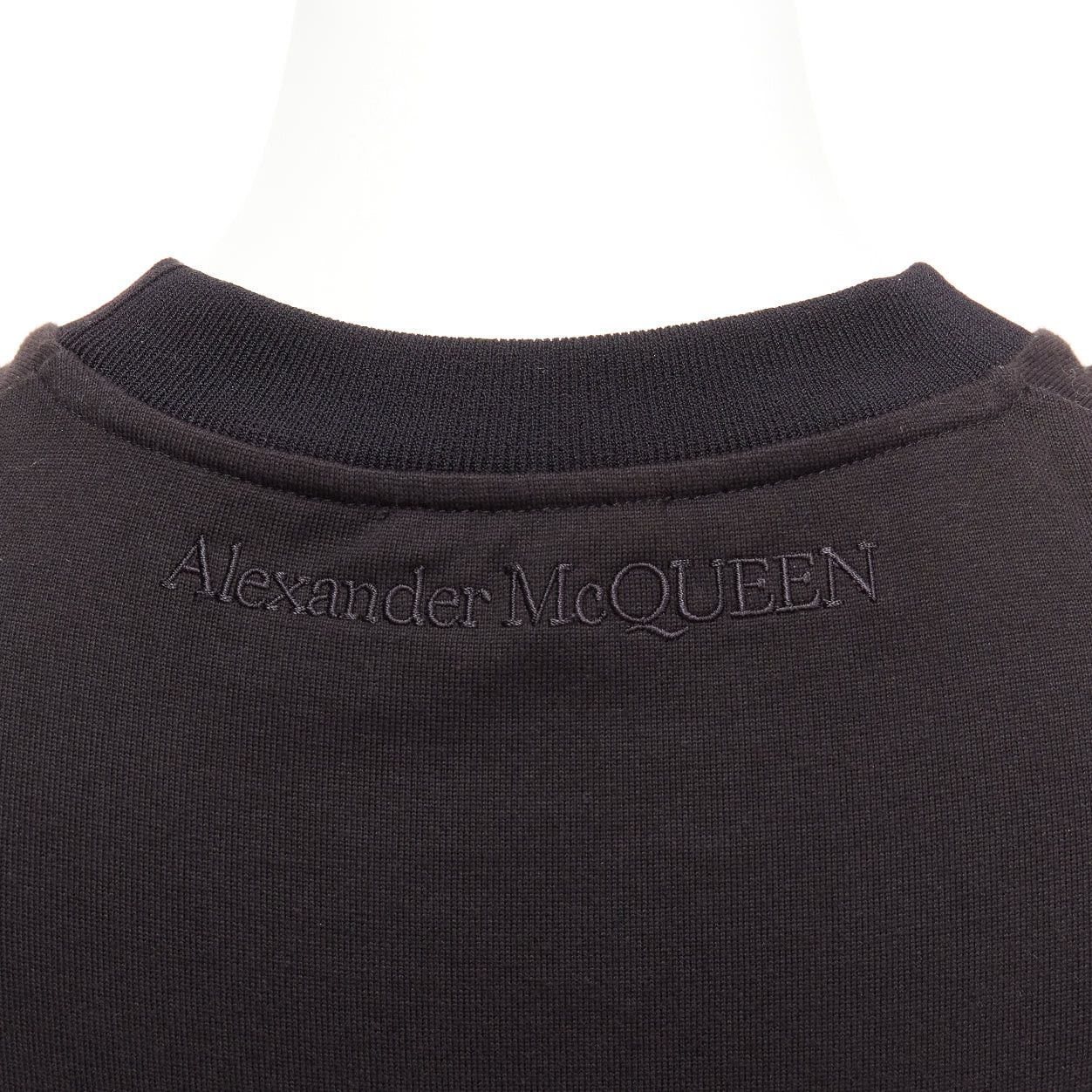 Alexander McQueen ALEXANDER MCQUEEN black cold shoulder fit flared taffeta skirt skater dress IT36 XXS Size XS / US 0-2 / IT 36-38 - 2 Thumbnail