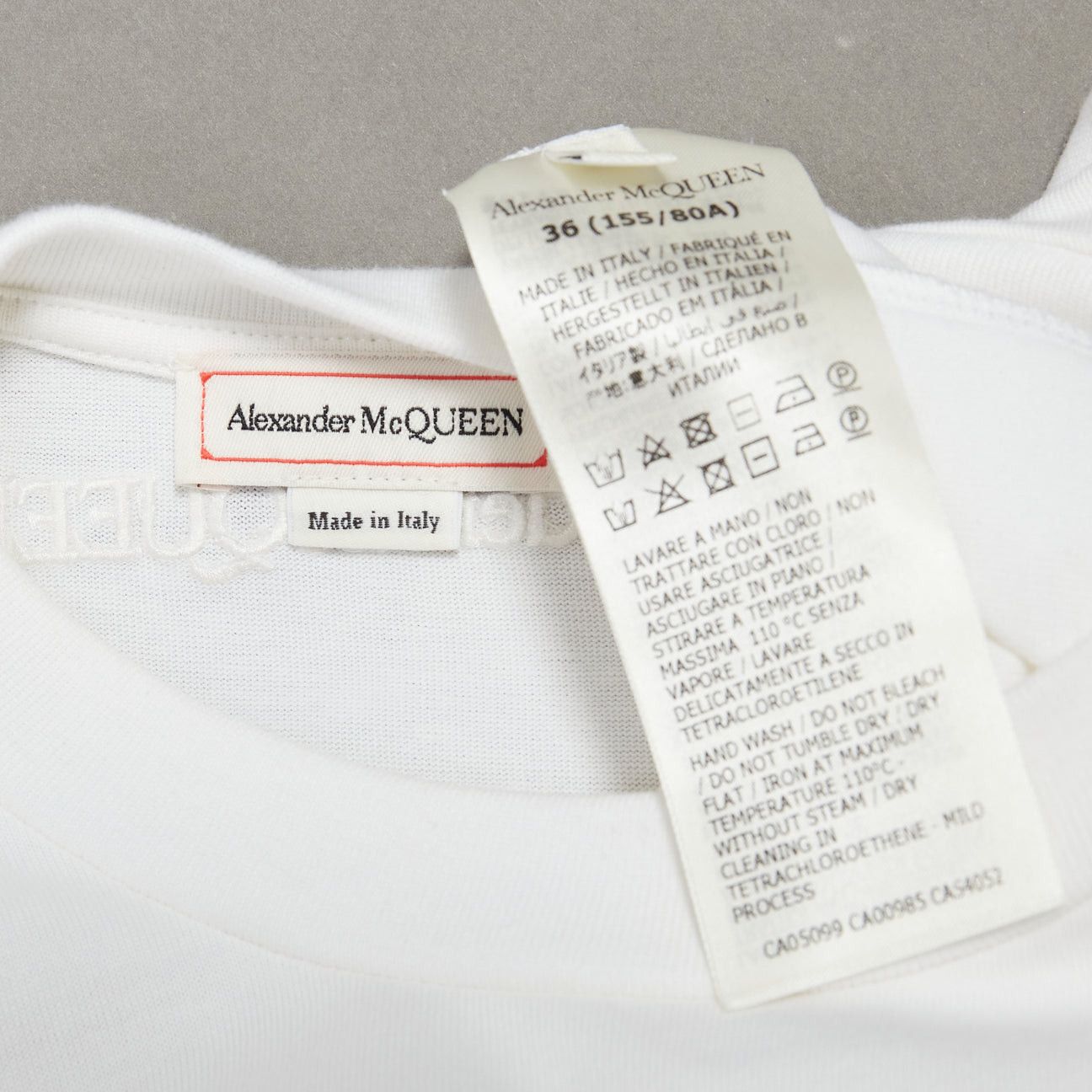 Alexander McQueen ALEXANDER MCQUEEN white asymmetric ruffle sleeve drop waist flared dress IT36 XXS Size XS / US 0-2 / IT 36-38 - 8 Thumbnail