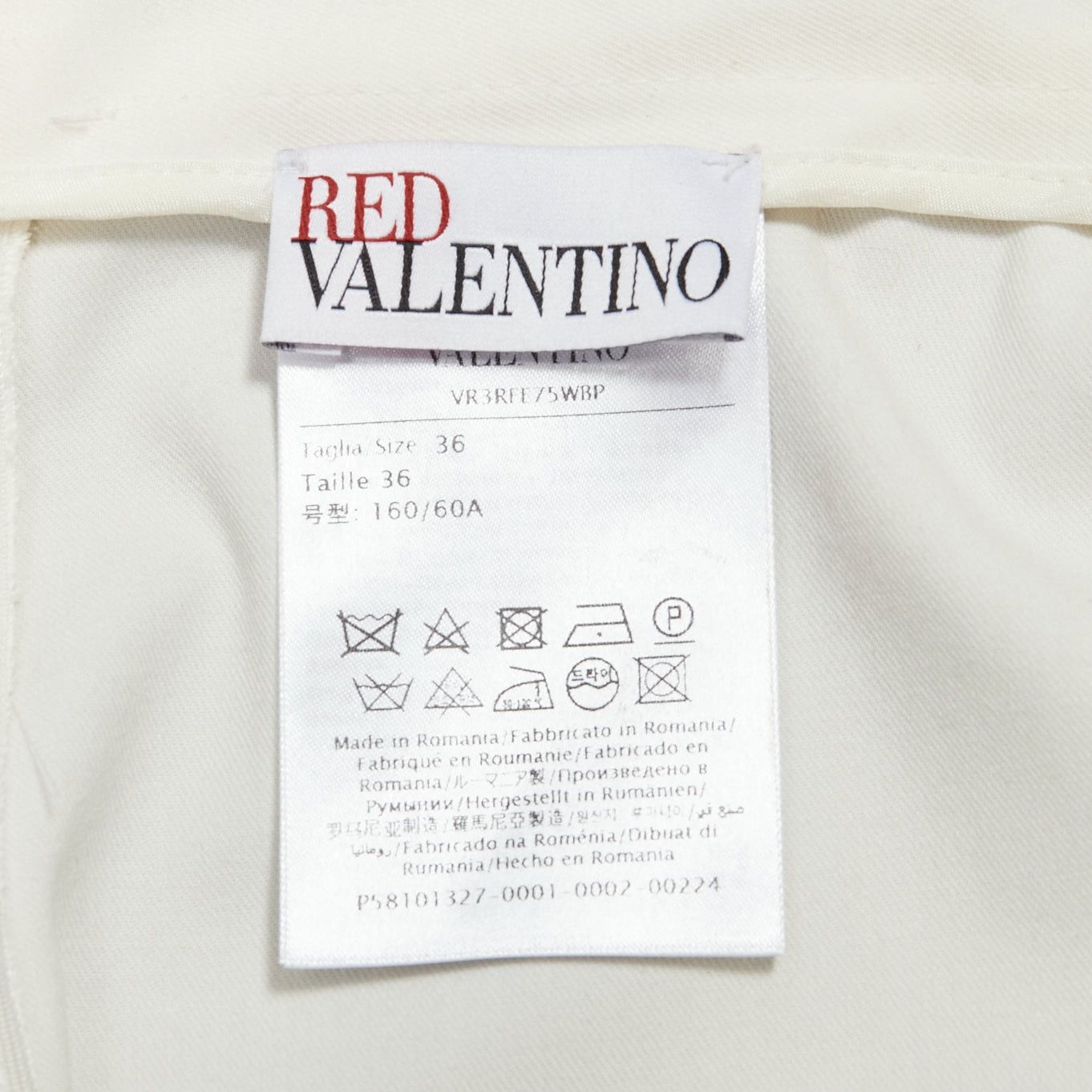 RED Valentino RED VALENTINO cream ribbon bow detail pockets wide shorts IT36 XXS Size 25" / US 0 / IT 36 - 8 Thumbnail