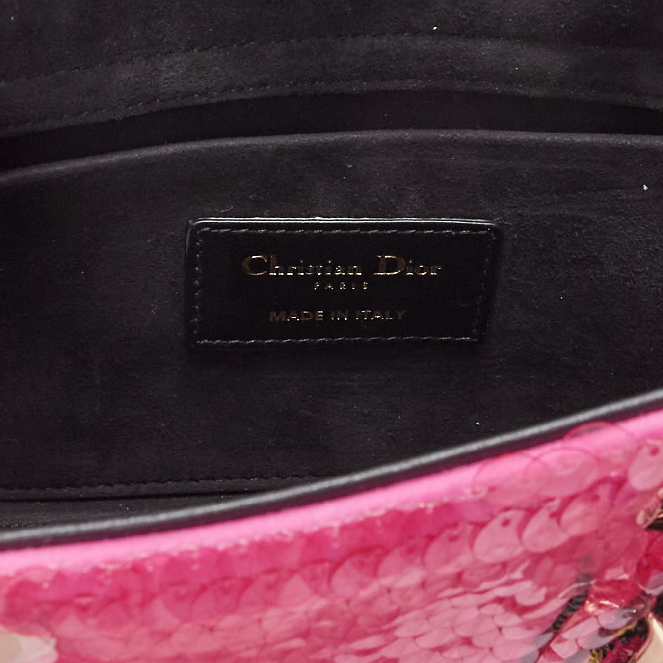 Dior rare CHRISTIAN DIOR Lady D-joy Runway pink blue butterfly sequins crossbody bag Size ONE SIZE - 10 Thumbnail