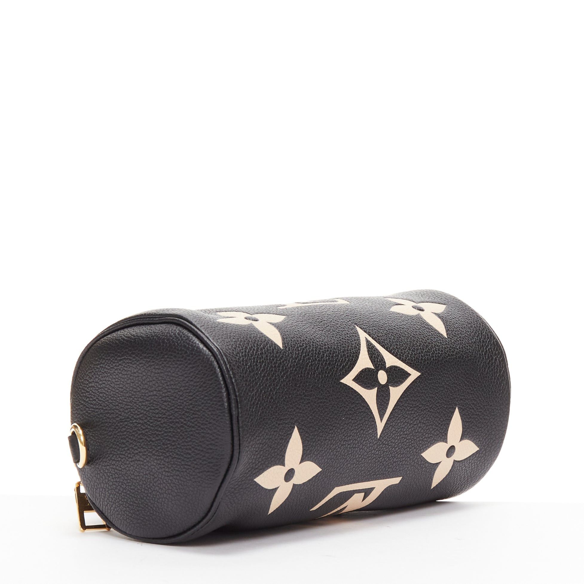 Louis Vuitton LOUIS VUITTON Papillon BB Giant Empreinte black nude small crossbody duffle bag Size ONE SIZE - 5 Thumbnail