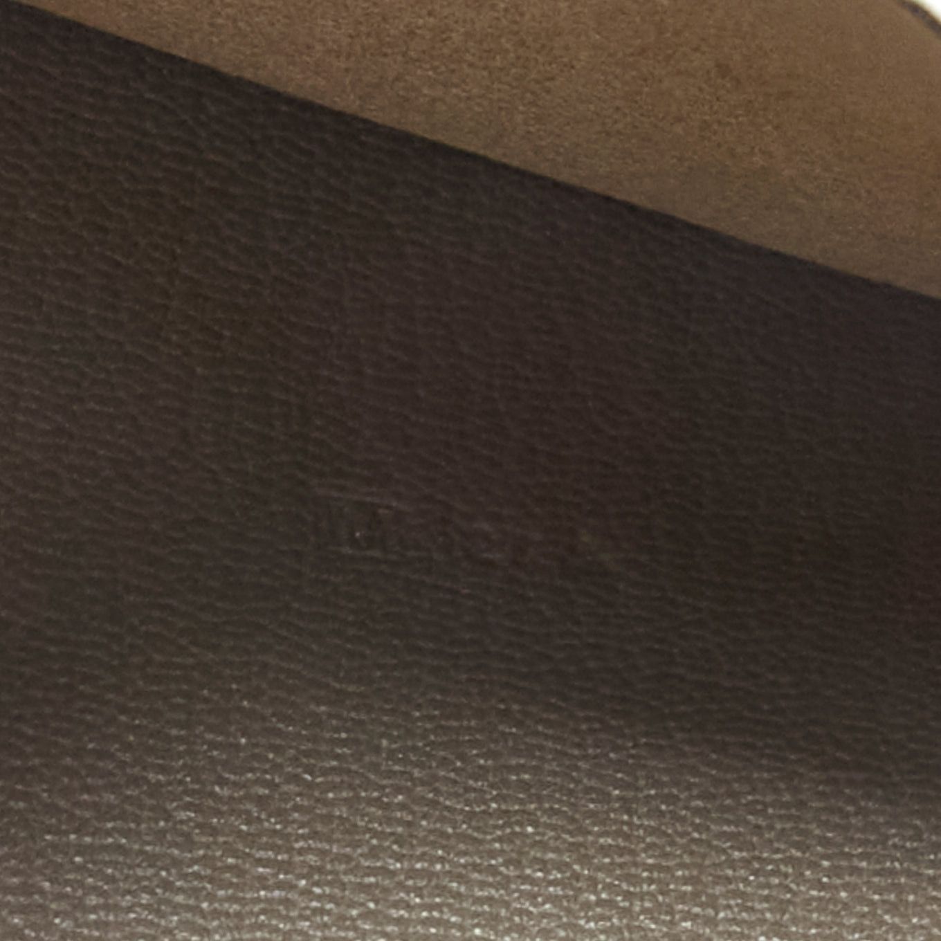 Hermes HERMES grey scaled leather silver hardware bifold long wallet Size ONE SIZE - 9 Thumbnail