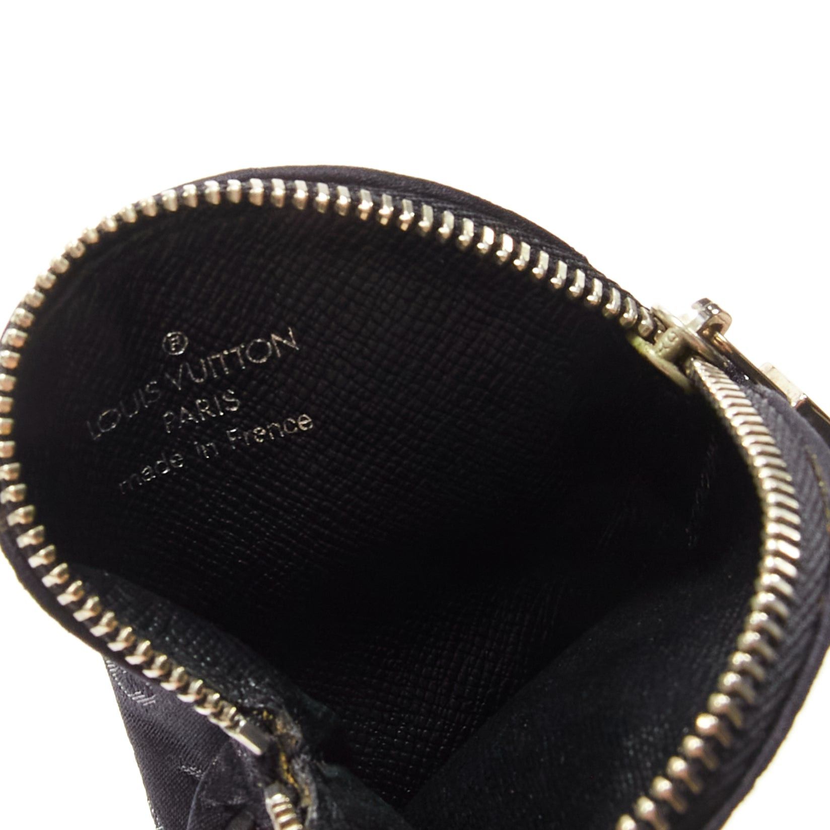 Louis Vuitton LOUIS VUITTON Mini Monogram Conte de Fees Apple black monogram circle coins pouch bag Size ONE SIZE - 5 Thumbnail