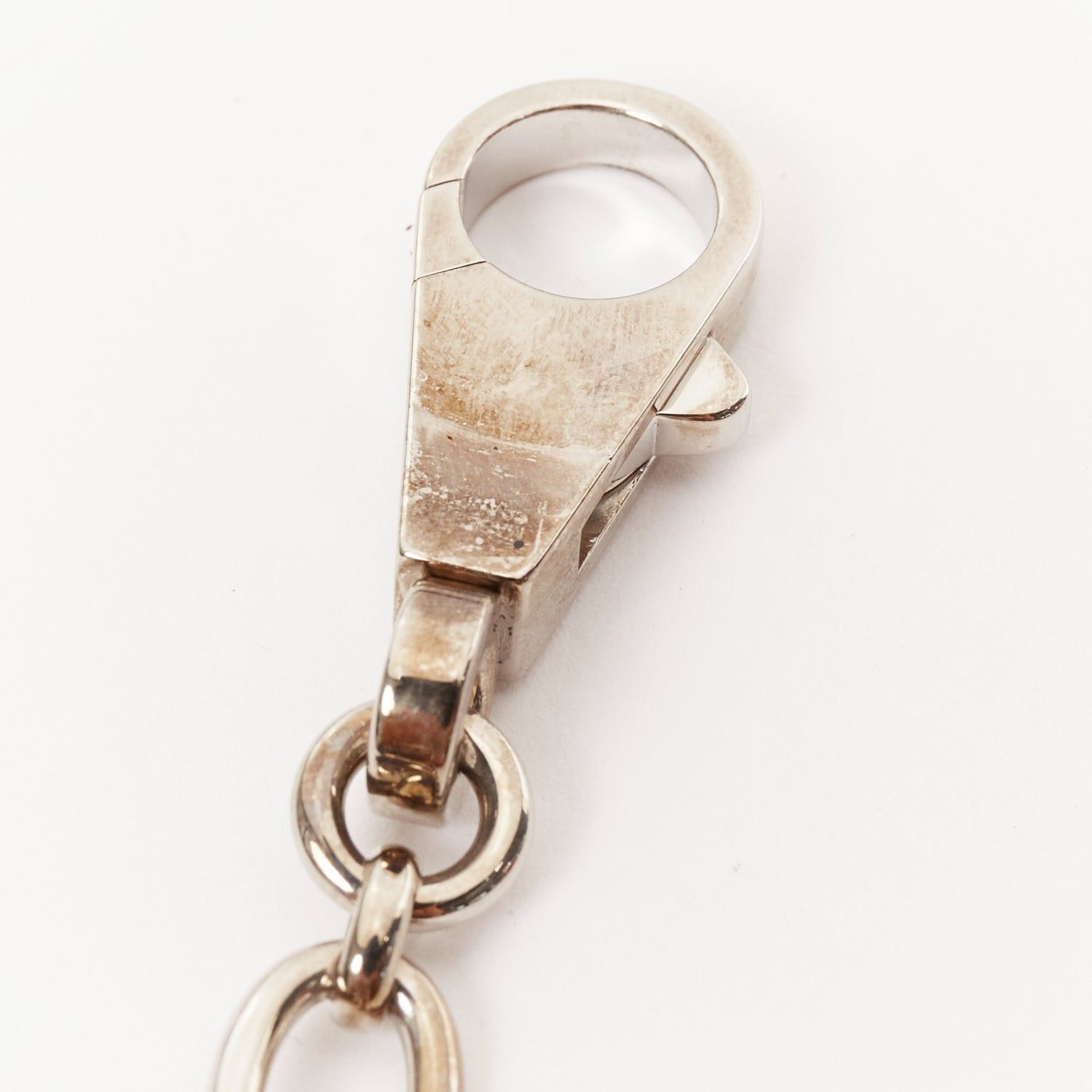 Hermes HERMES Breloque Olga Amulet dark brown leather charms silver bag chain Size ONE SIZE - 5 Thumbnail