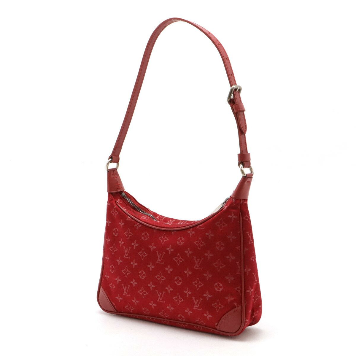 Louis Vuitton Louis Vuitton Louis Vuitton Monogram Satin Little Boulogne Pouch M92351 Canvas Handbag M92351 DUTY FREE for USA Size ONE SIZE - 2 Thumbnail