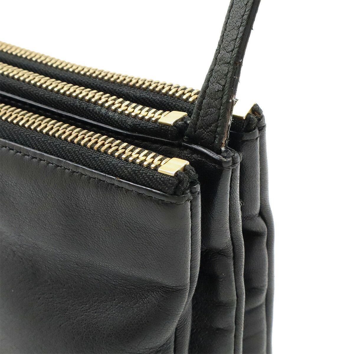 Celine Celine Celine Trio Calfskin 2way Shoulder Bag Leather Shoulder Bag 192033 DUTY FREE for USA Size ONE SIZE - 6 Thumbnail