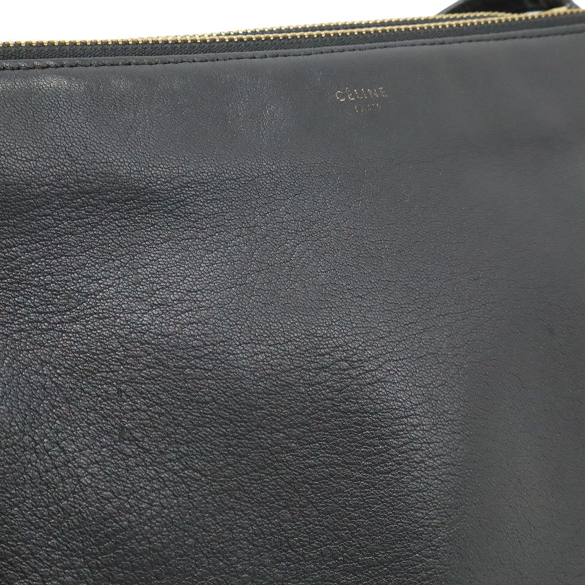 Celine Celine Celine Trio Calfskin 2way Shoulder Bag Leather Shoulder Bag 192033 DUTY FREE for USA Size ONE SIZE - 8 Thumbnail