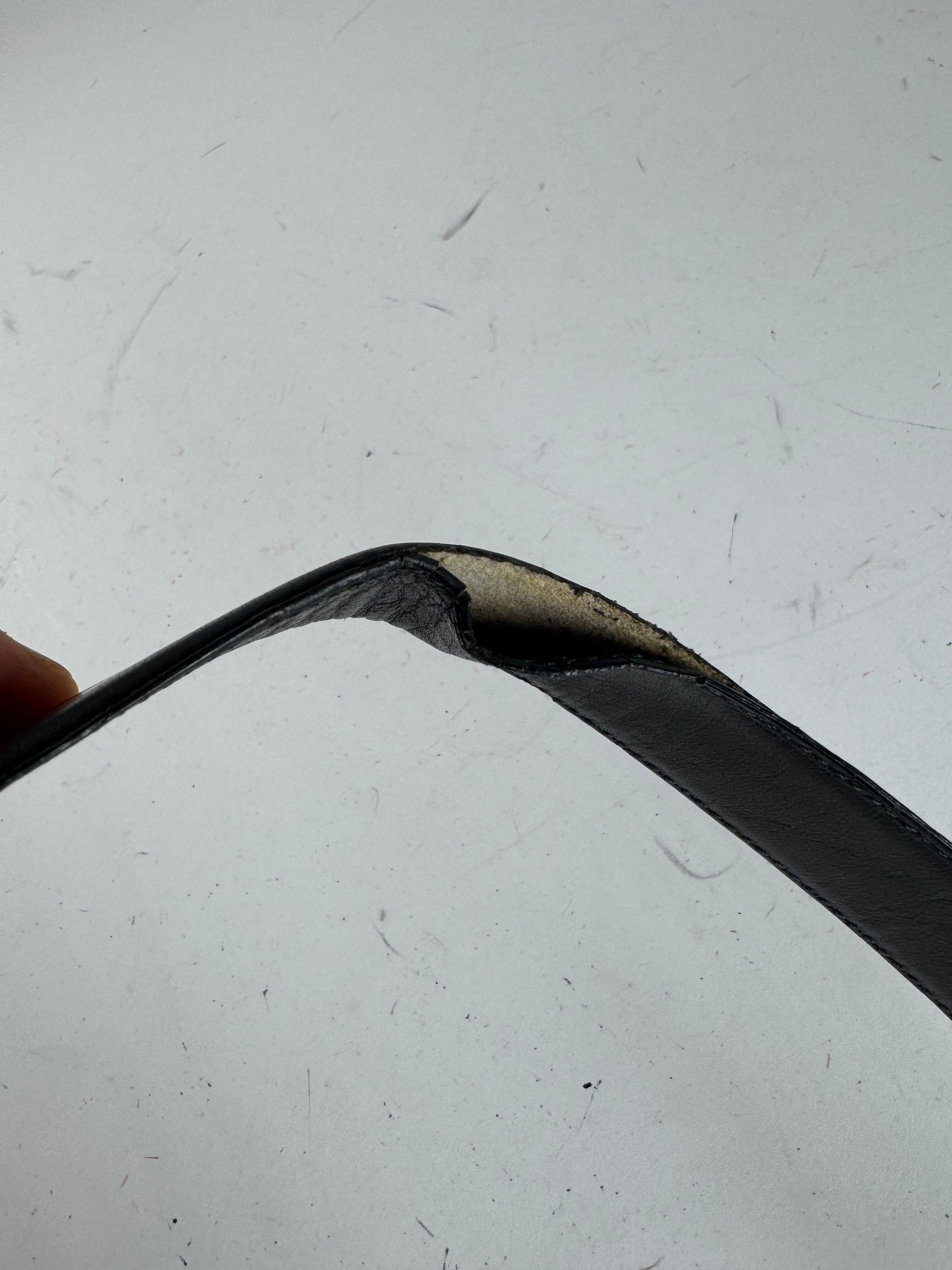 Dior Vintage Leather Belt black Size ONE SIZE - 11 Thumbnail