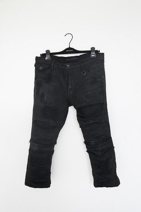 Julius SS11 Destroyed denim jeans Size US 32 / EU 48 - 2 Preview