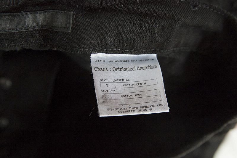 Julius SS11 Destroyed denim jeans Size US 32 / EU 48 - 7 Preview