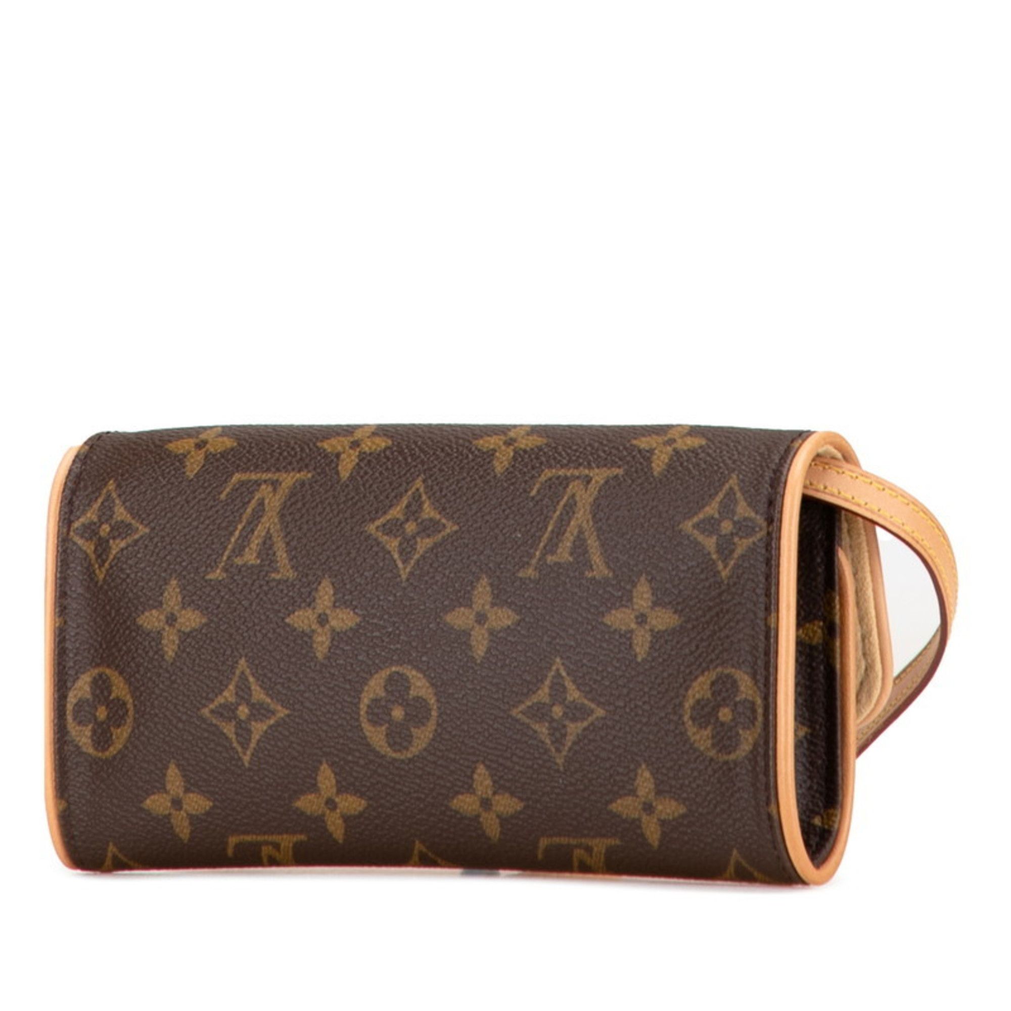Louis Vuitton Louis Vuitton Monogram Pochette Twin PM Crossbody Mini Shoulder Bag M51854 Brown Leather Women's LOUIS VUITTON Size ONE SIZE - 2 Thumbnail