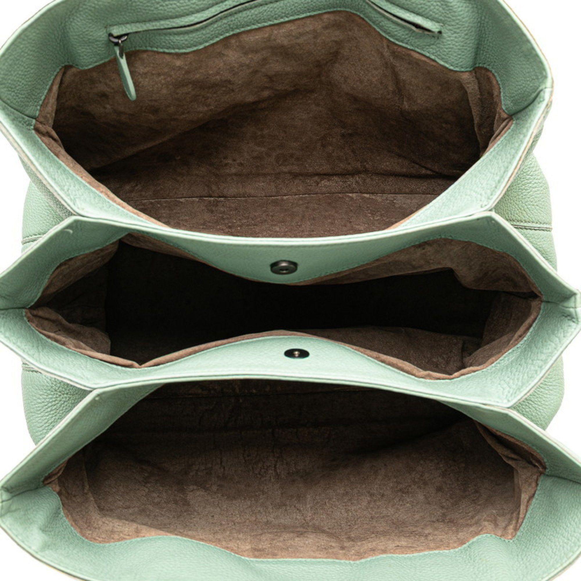 Bottega Veneta Bottega Veneta Intrecciato Roma handbag in green leather for women. Size ONE SIZE - 7 Thumbnail