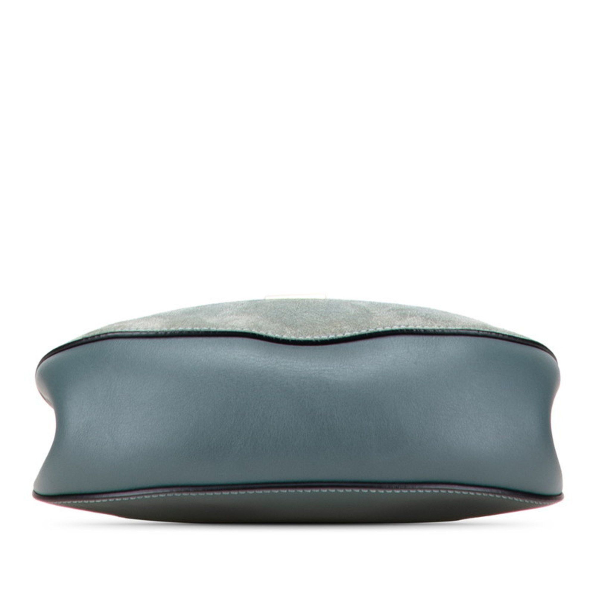 Chloe Chloé Chloe Drew Chain Shoulder Bag in Blue Leather and Suede for Women Size ONE SIZE - 3 Thumbnail