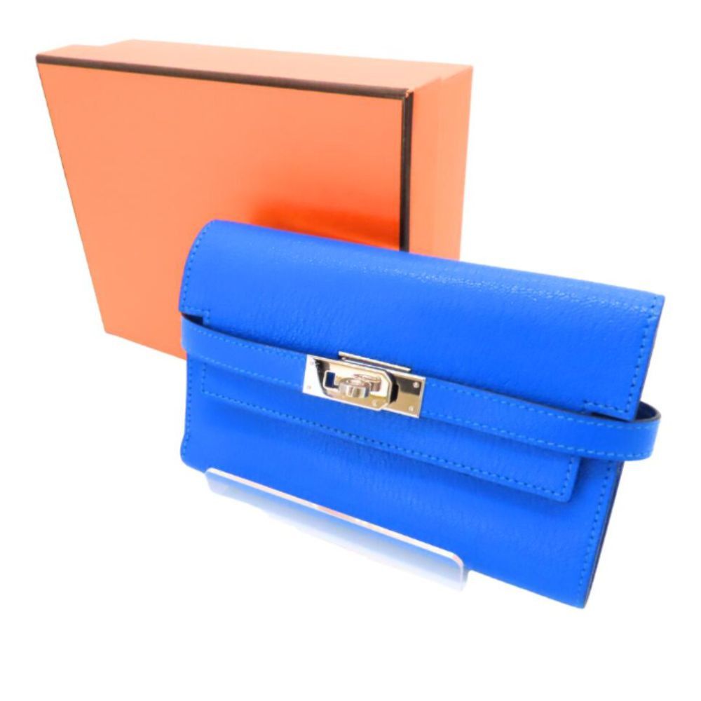 Hermes Hermes Hermes Kelly Wallet Chevre Bifold Wallet Leather Short Wallet Stamp A (2017) DUTY FREE for USA Size ONE SIZE - 12 Thumbnail