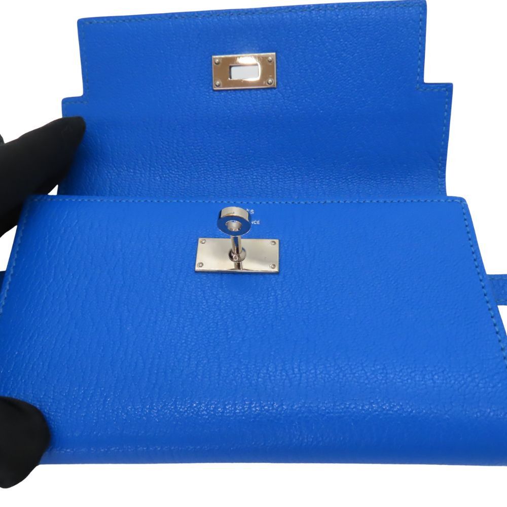 Hermes Hermes Hermes Kelly Wallet Chevre Bifold Wallet Leather Short Wallet Stamp A (2017) DUTY FREE for USA Size ONE SIZE - 6 Thumbnail