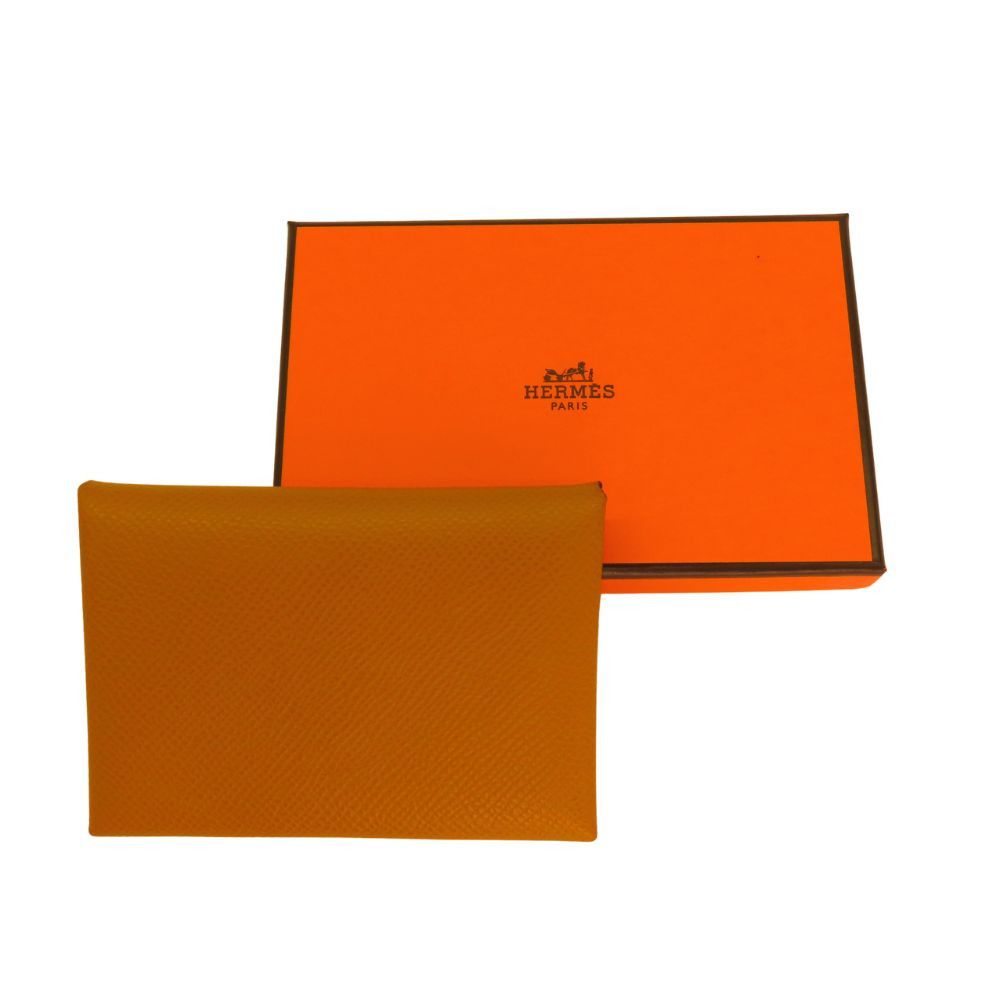 Hermes Hermes Hermes Calvi Duo Epsom 2way Coin Case Card Case Leather Coin Case Stamp B (2023) DUTY FREE for USA Size ONE SIZE - 10 Thumbnail