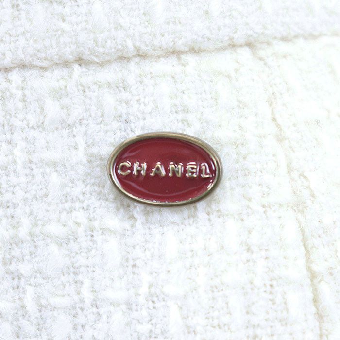 Chanel Chanel Chanel P38607 Tweed Wool Silk Skirt Natural Material Skirts P38607 DUTY FREE for USA Size ONE SIZE - 4 Thumbnail