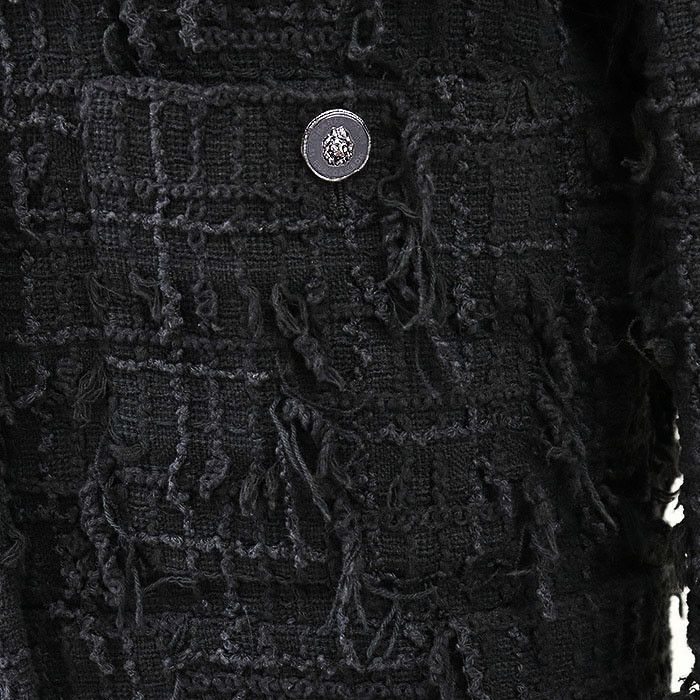 Chanel Chanel Chanel P72388 Tweed Cotton Jacket Cotton Outerwear P72388 DUTY FREE for USA Size ONE SIZE - 13 Thumbnail