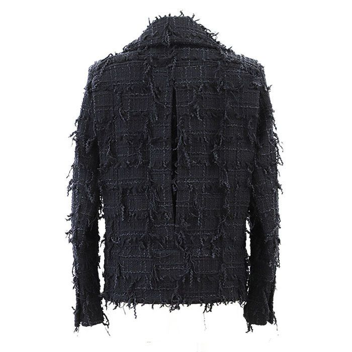 Chanel Chanel Chanel P72388 Tweed Cotton Jacket Cotton Outerwear P72388 DUTY FREE for USA Size ONE SIZE - 7 Thumbnail